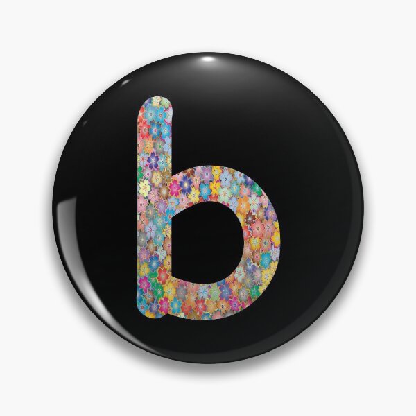 Item preview, Letter b Lower Case Alphabet b Colorful Flowers Gift designed and sold by Shariss.