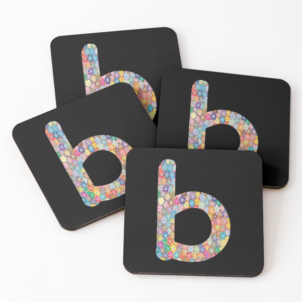 Item preview, Letter b Lower Case Alphabet b Colorful Flowers Gift designed and sold by Shariss.