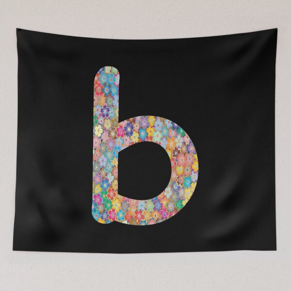 Item preview, Letter b Lower Case Alphabet b Colorful Flowers Gift designed and sold by Shariss.