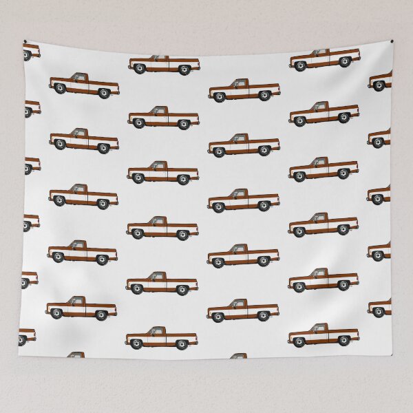 Artikelvorschau, 70s Brown & White Side C Truck entworfen und verkauft von CoolRide.