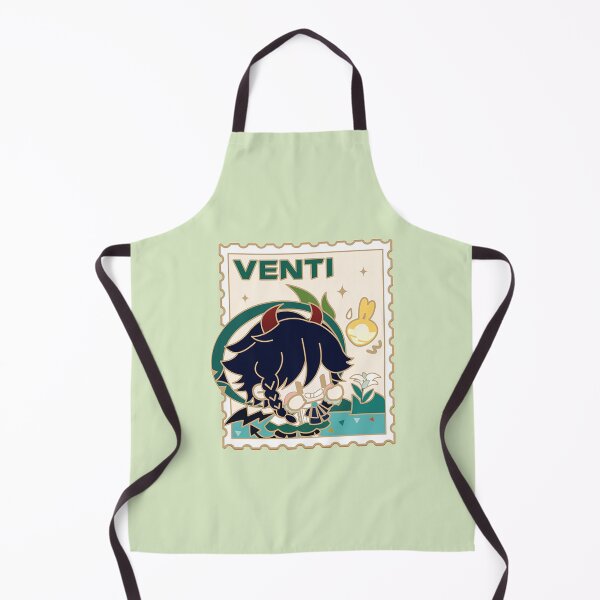 Item preview, Genshin Impact Venti Chibi Stamp designed and sold by thePeachPit.