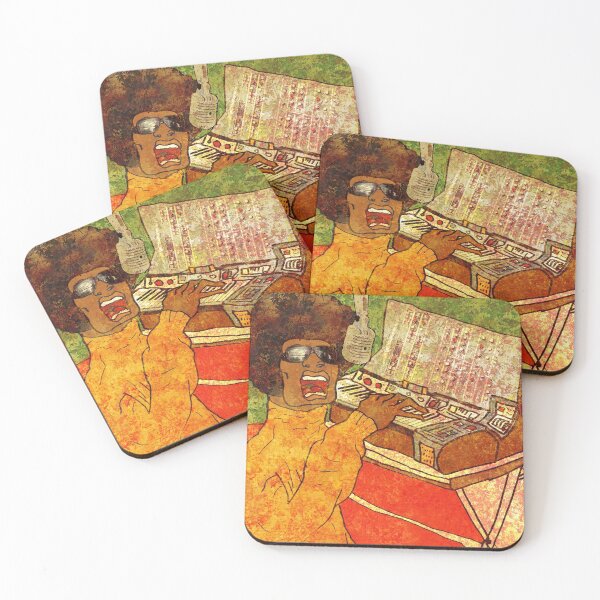 Item preview, Stevie Wonder tribute designed and sold by KingrootArt.