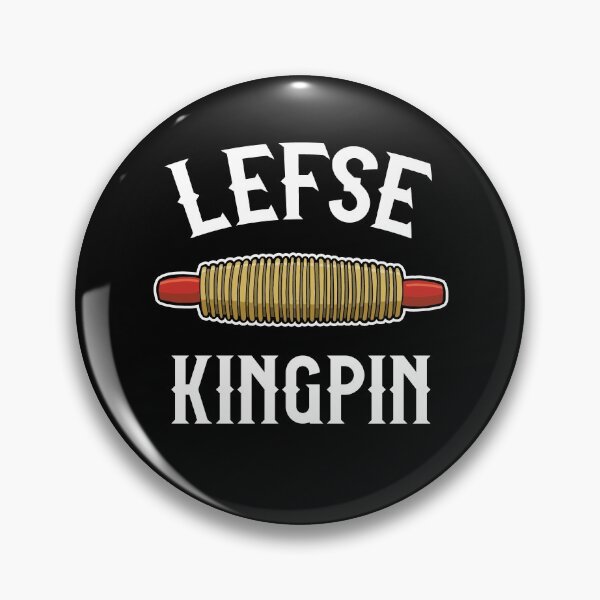 Item preview, Funny Norwegian Lefse King Rolling Pin designed and sold by Huhnerdieb Apparel.