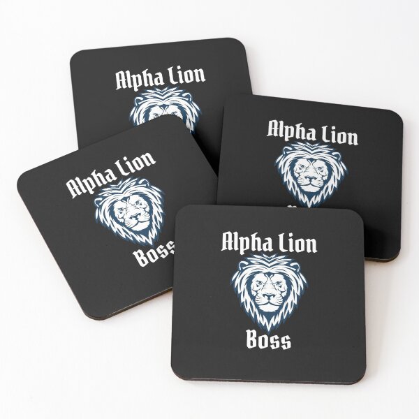 Item preview, Alpha Lion Boss design white designed and sold by allycat57.