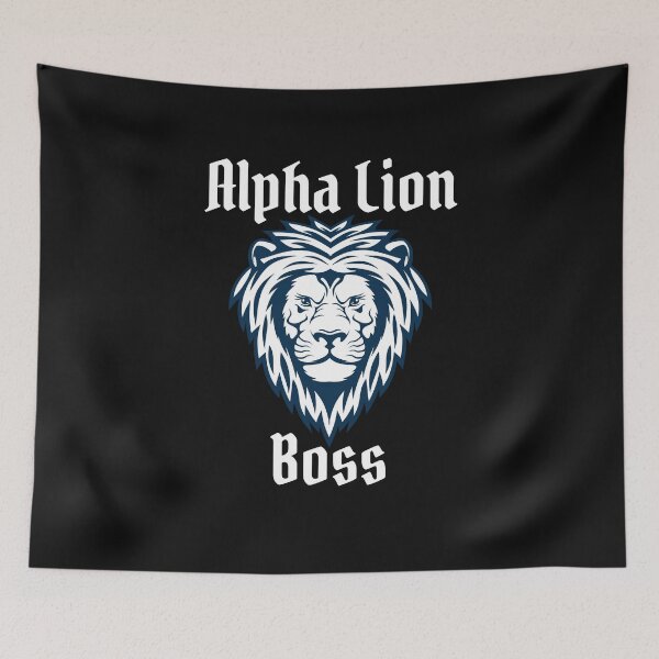 Item preview, Alpha Lion Boss design white designed and sold by allycat57.