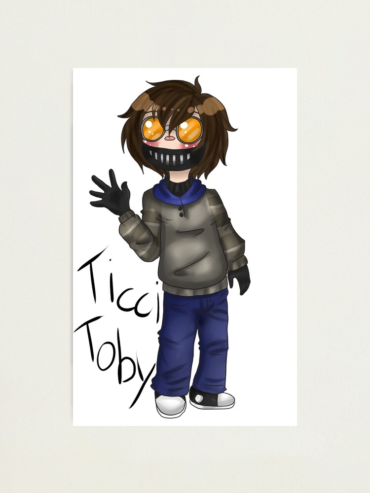 Chibi Ticci Toby Photographic Print By Razz Rany Redbubble