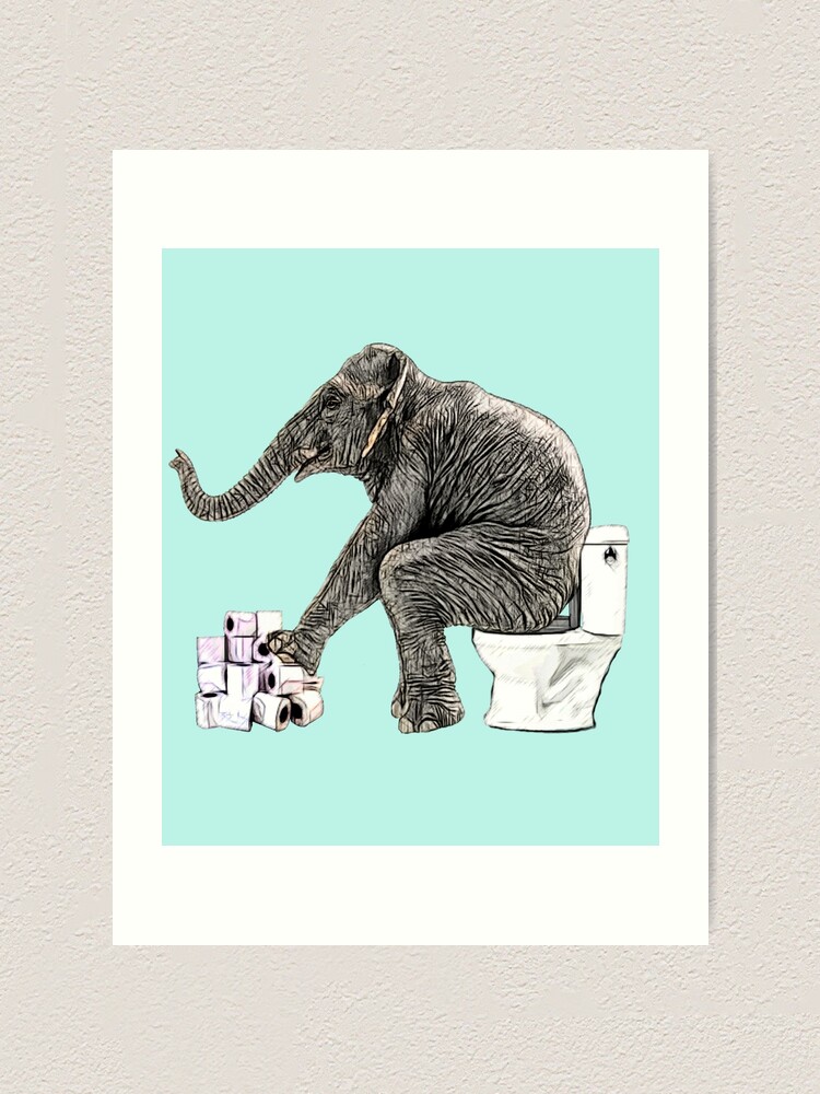 green elephant toilet