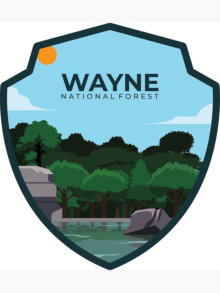 "Wayne National Forest" Poster for Sale by parkland Redbubble