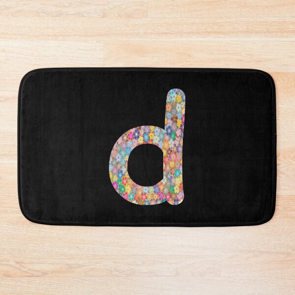 Item preview, Letter d Lower Case Alphabet d Colorful Flowers Gift designed and sold by Shariss.