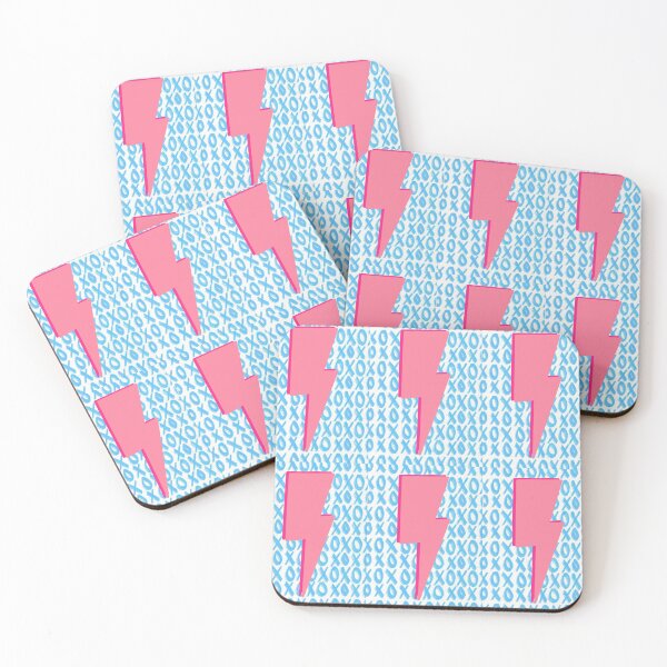 Item preview, xoxo pink lightning bolt  designed and sold by ama's designs.