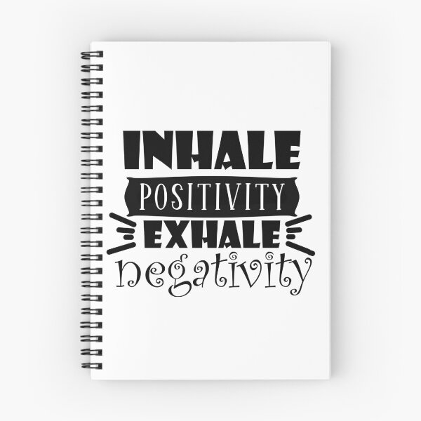 Item preview, inhale positivity exhale negativity designed and sold by sushMitaM.