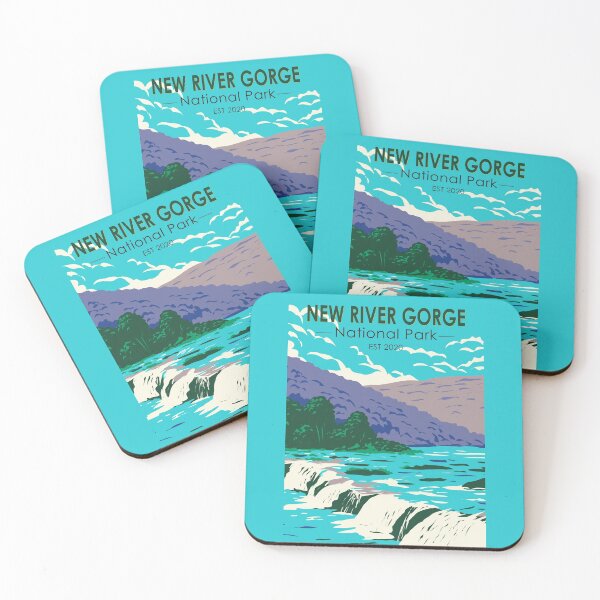 Item preview, New River Gorge National Park West Virginia Vintage designed and sold by KrisSidDesigns.