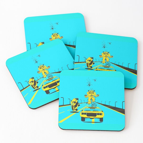 Item preview, Robot Cars Blue Background designed and sold by Markine.