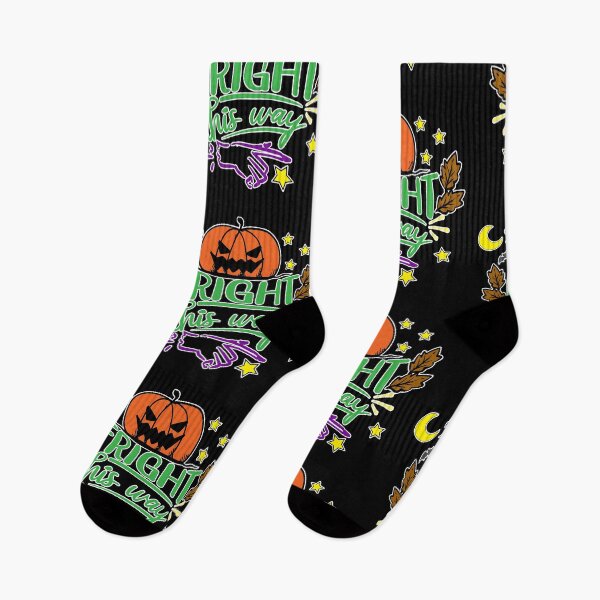 Item preview, Fright This Way - Halloween  designed and sold by RomeoSketches.