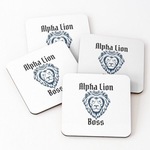 Item preview, Alpha Lion Boss black text designed and sold by allycat57.