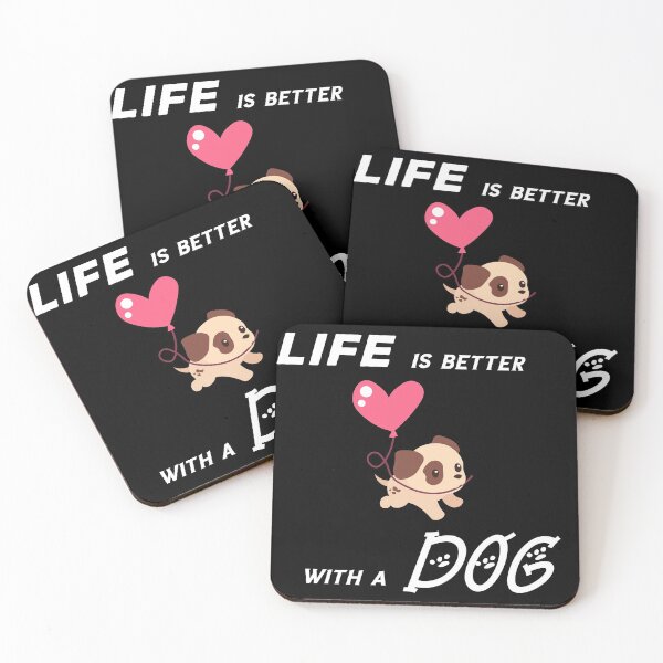 Item preview, Copy of life is better with a dog designed and sold by Lakki-s.