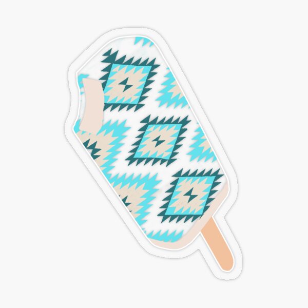 Desert Dessert Southwestern Popsicle Transparent Sticker