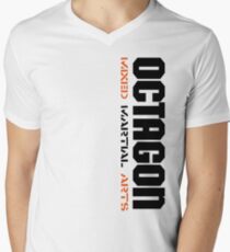 Camiseta de cuello en V Octagon MMA Vertical