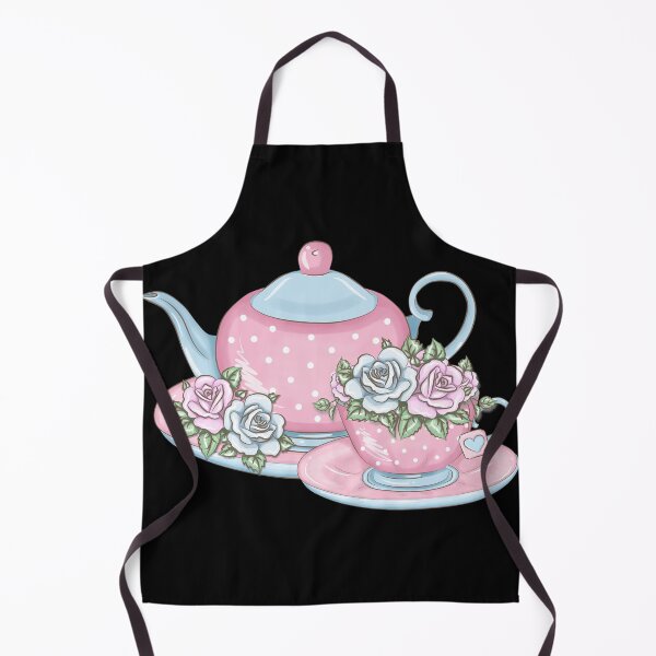 Item preview, Watercolor Tea Pot Set With Flowers - Tea party designed and sold by NewTrendings.