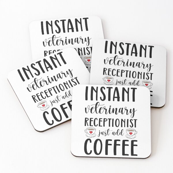 Item preview, Instant Veterinary Receptionist Just Add Coffee designed and sold by kamrankhan.