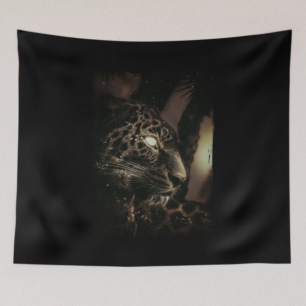 Item preview, Glowing Jaguar designed and sold by 1024bytesdesign.