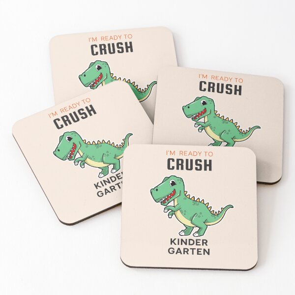 Item preview, I'm ready to crush Kinder Garten Dinosaur designed and sold by Magic-Stone.