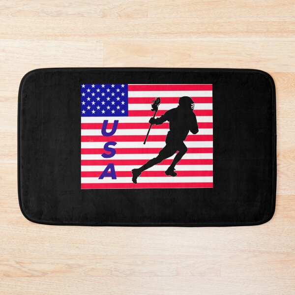 Item preview, lacrosse usa american flag designed and sold by Lakki-s.