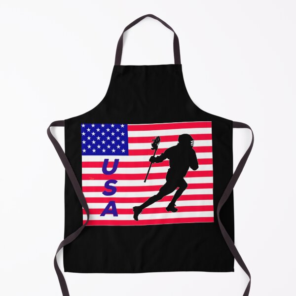 Item preview, lacrosse usa american flag designed and sold by Lakki-s.