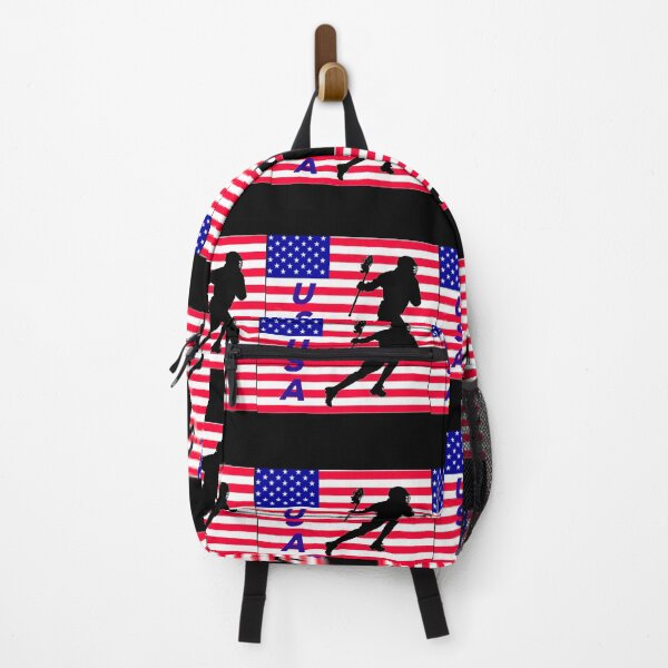 Item preview, lacrosse usa american flag designed and sold by Lakki-s.