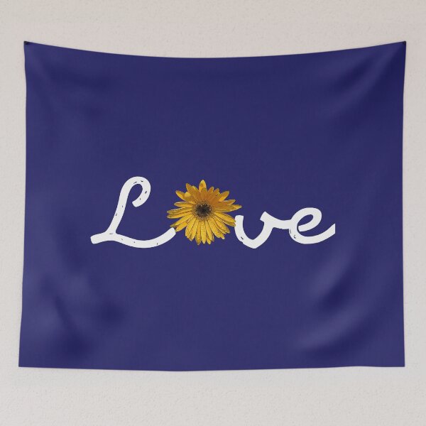 Item preview, Love with flowers - White designed and sold by monarchgraphics.