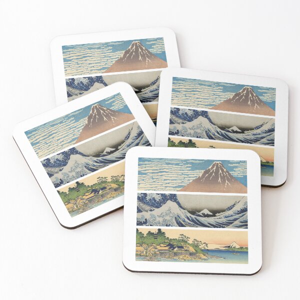Item preview, 3 Views Of Mt Fuji - Woodblock Art designed and sold by Uncommon Tee.