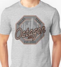 Camiseta ajustada Octagon MMA Skyline Logotipo