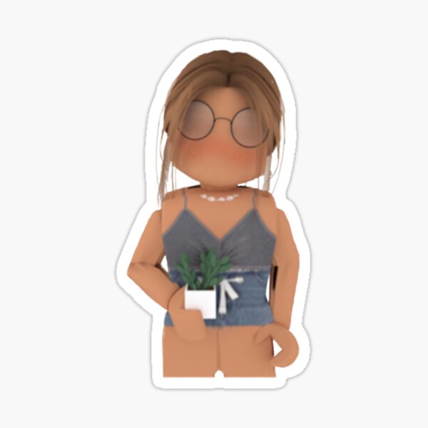 Roblox girl game Sticker