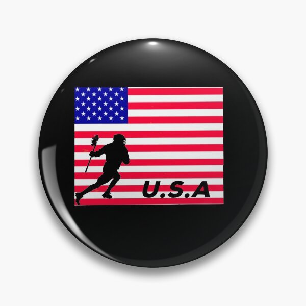 Item preview, lacrosse usa american flag designed and sold by Lakki-s.