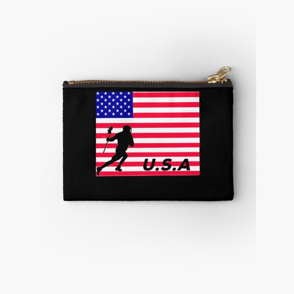 Item preview, lacrosse usa american flag designed and sold by Lakki-s.