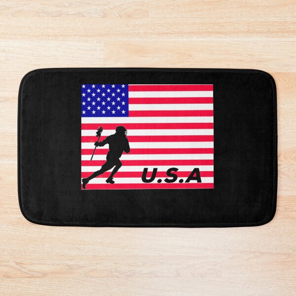 Item preview, lacrosse usa american flag designed and sold by Lakki-s.