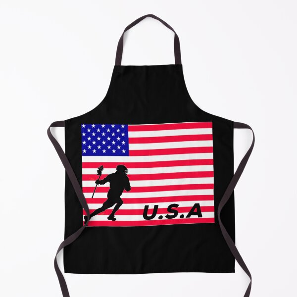 Item preview, lacrosse usa american flag designed and sold by Lakki-s.