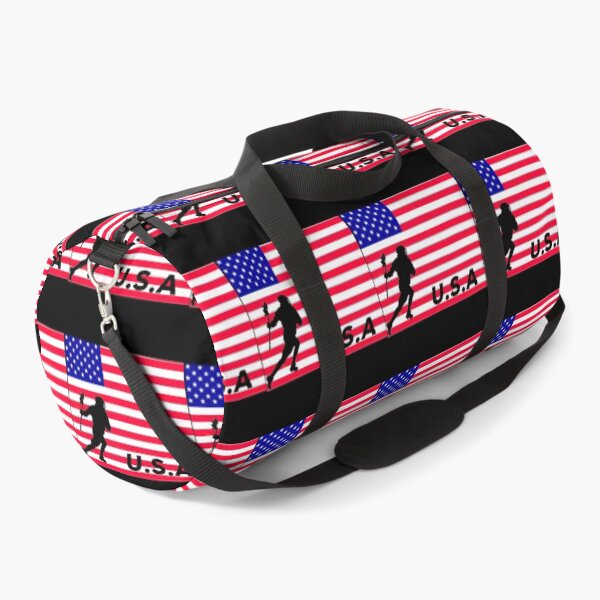 Item preview, lacrosse usa american flag designed and sold by Lakki-s.