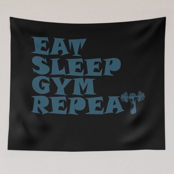 Item preview, Eat Sleep Gym Repeat designed and sold by YSNbr.