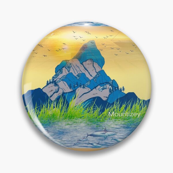 Item preview, mountains sunset  designed and sold by Mountizey.