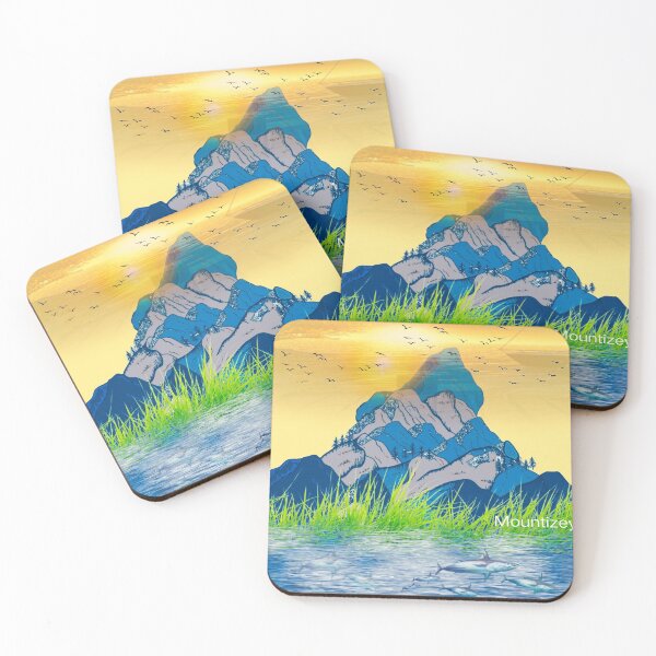 Item preview, mountains sunset  designed and sold by Mountizey.