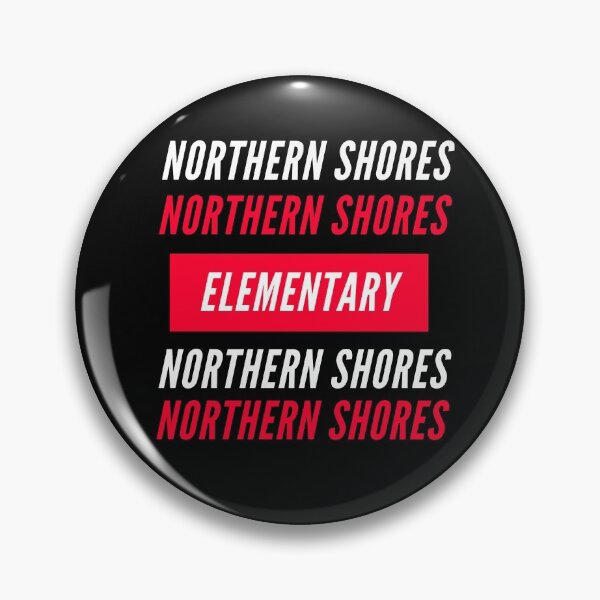 Item preview, Northern Shores Elementary (white and red print) designed and sold by DollarDollar.