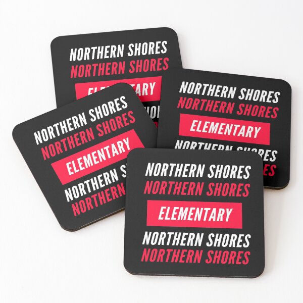 Item preview, Northern Shores Elementary (white and red print) designed and sold by DollarDollar.