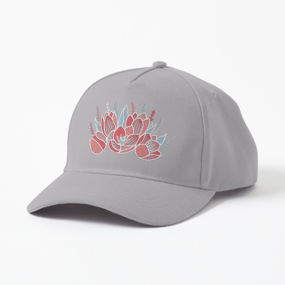 Papercut tulips Cap