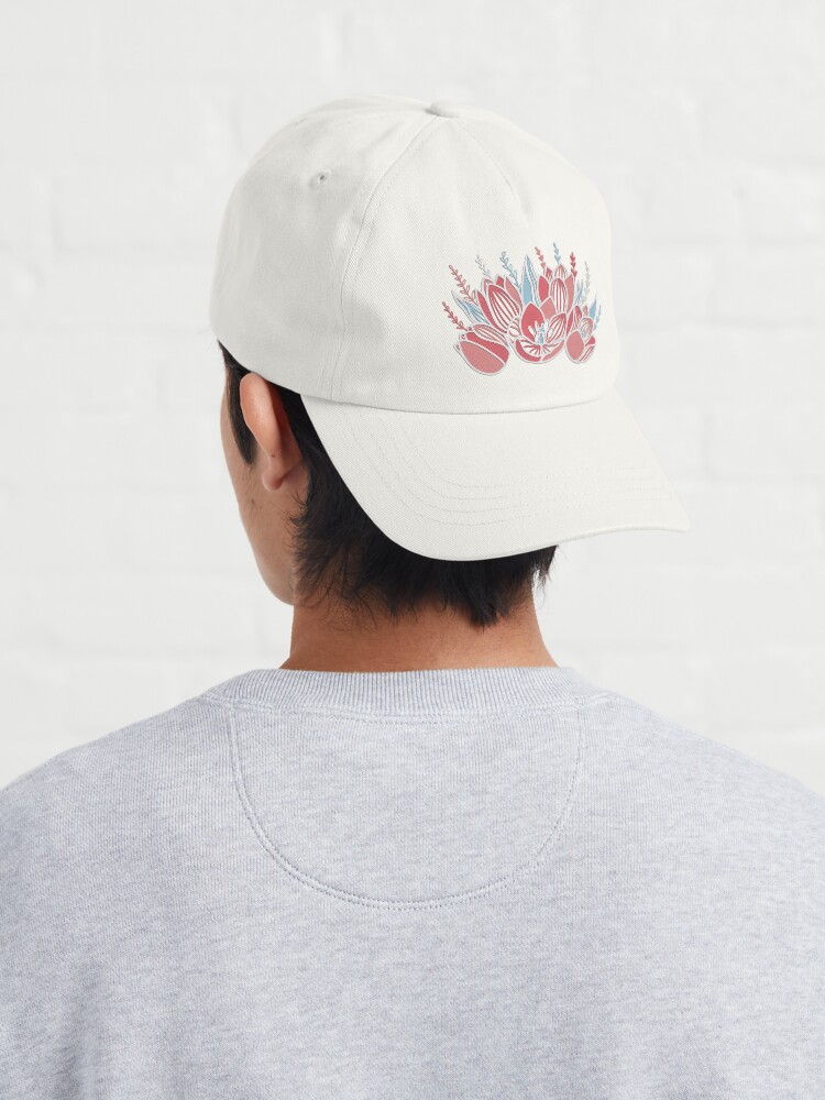 Alternate view of Papercut tulips Cap