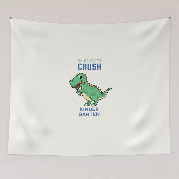 Item preview, I'm ready to crush Kinder Garten Dinosaur designed and sold by Magic-Stone.