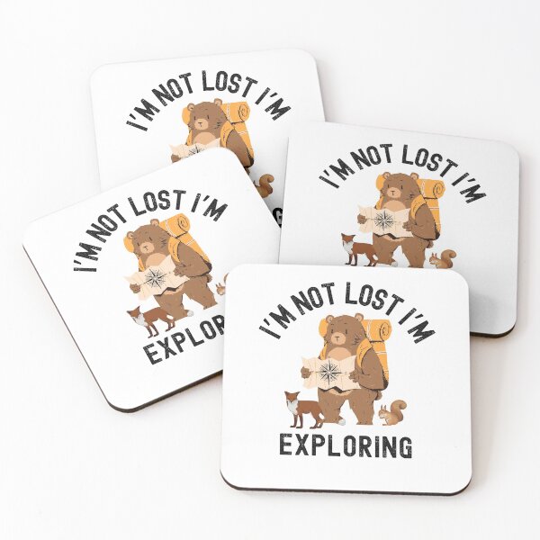 Item preview, Im Not Lost Im Exploring, Camping Life designed and sold by SportyDogShop.