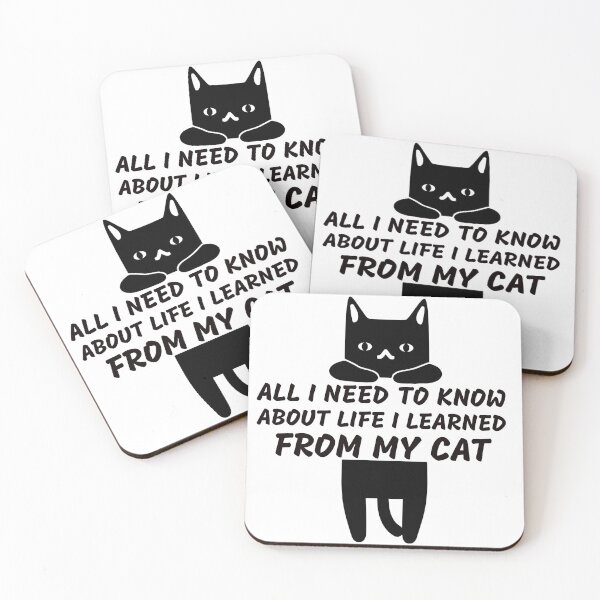 Item preview, All I Need To Know About Life I Learned From My Cat designed and sold by medbdj.