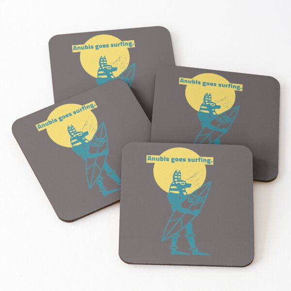 Item preview, Anubis goes surfing again.  designed and sold by utopianpioneer.
