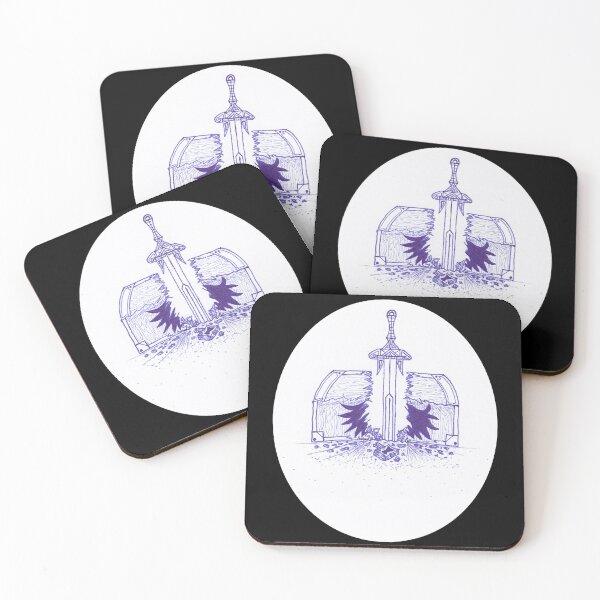 M.I. #125 |☽| Chest Pain Coasters (Set of 4)